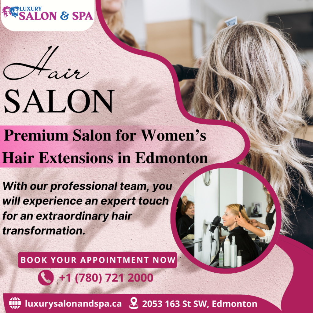 Women’s Hair Extensions in Edmonton